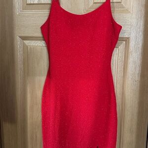 Elegant Red Women's Dress